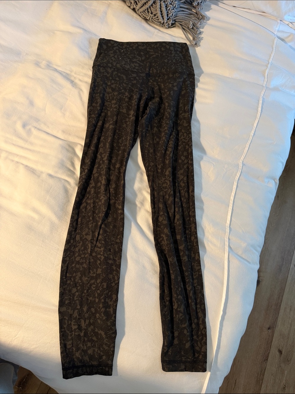 lululemon athletica Black Patterned Leggings